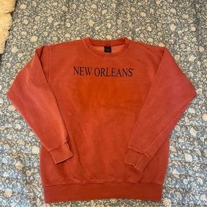 Red NEW ORLEANS crewneck